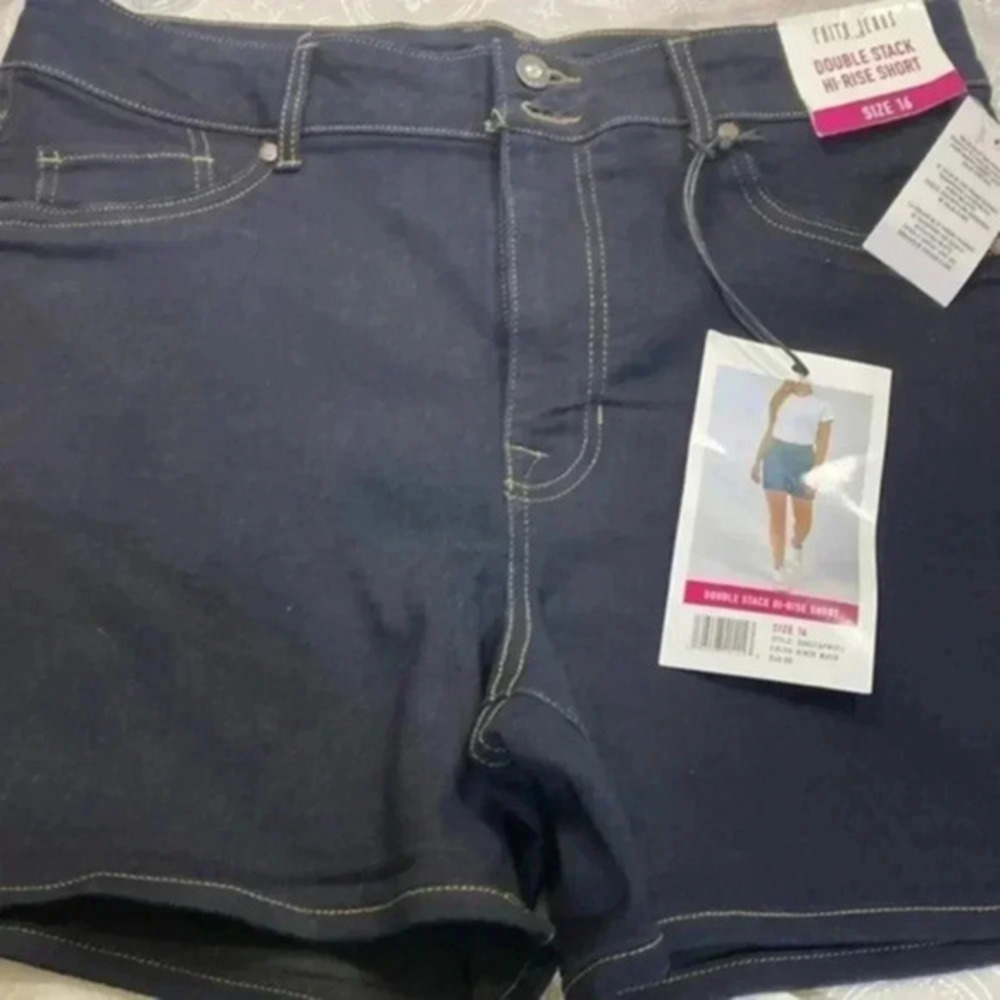 Faith jeans shorts size 16 - Picture 1 of 16